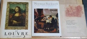 Le LOUVRE Art Et Style, Norman Rockwell, Leonardo Da Vinci, Fine ARTS Books BB3 - Bild 1 von 15