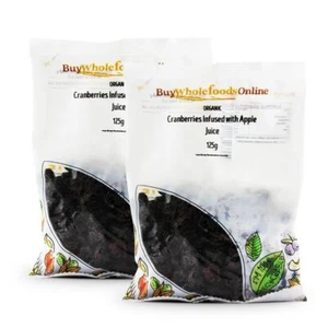 Organic Cranberries with Apple Juice 250g | BWFO | Free UK Mainland P&P - Picture 1 of 1