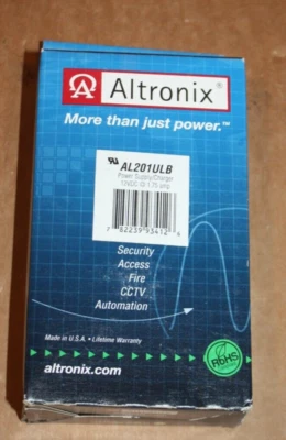 ALTRONIX AL201ULB Power Supply Charger. 12vdc/1.75A  NEW - Image 1 of 2