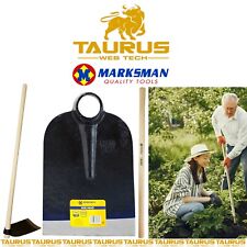 120 CM MARKSMAN WOODEN Beech Handle & 3 LB HOE HEAD Garden Digging Steel Tool UK