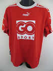 Vintage PUMA 90er Jahre Fußball Shirt Retro Fußball Trikot rot deutsch Trikot groß L