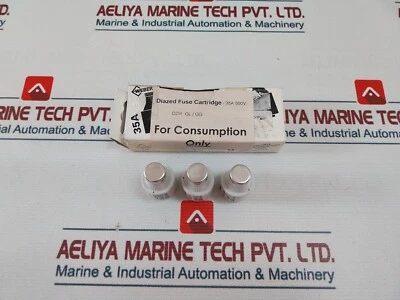 Lot Of 10X Weber 35A 500V Diazed Fuse Cartridge - Image 1 of 4