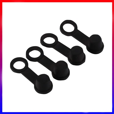 4x 8mm Bremse Entlüftung Nippel Gummi Staubkappe Abdeckung für Motorrad NEU - Bild 1 von 4