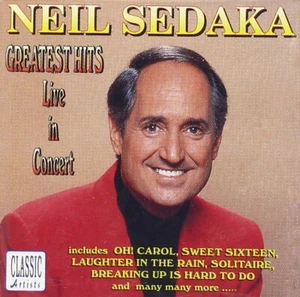 Neil Sedaka Greatest Hits Live in Concert CD MCPS KOMPLETT saubere Disc SELTEN OOP - Bild 1 von 1