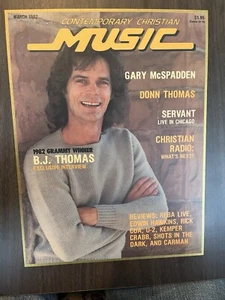 B.J. Thomas zeitgenössische christliche Musik Plakette - Bild 1 von 2