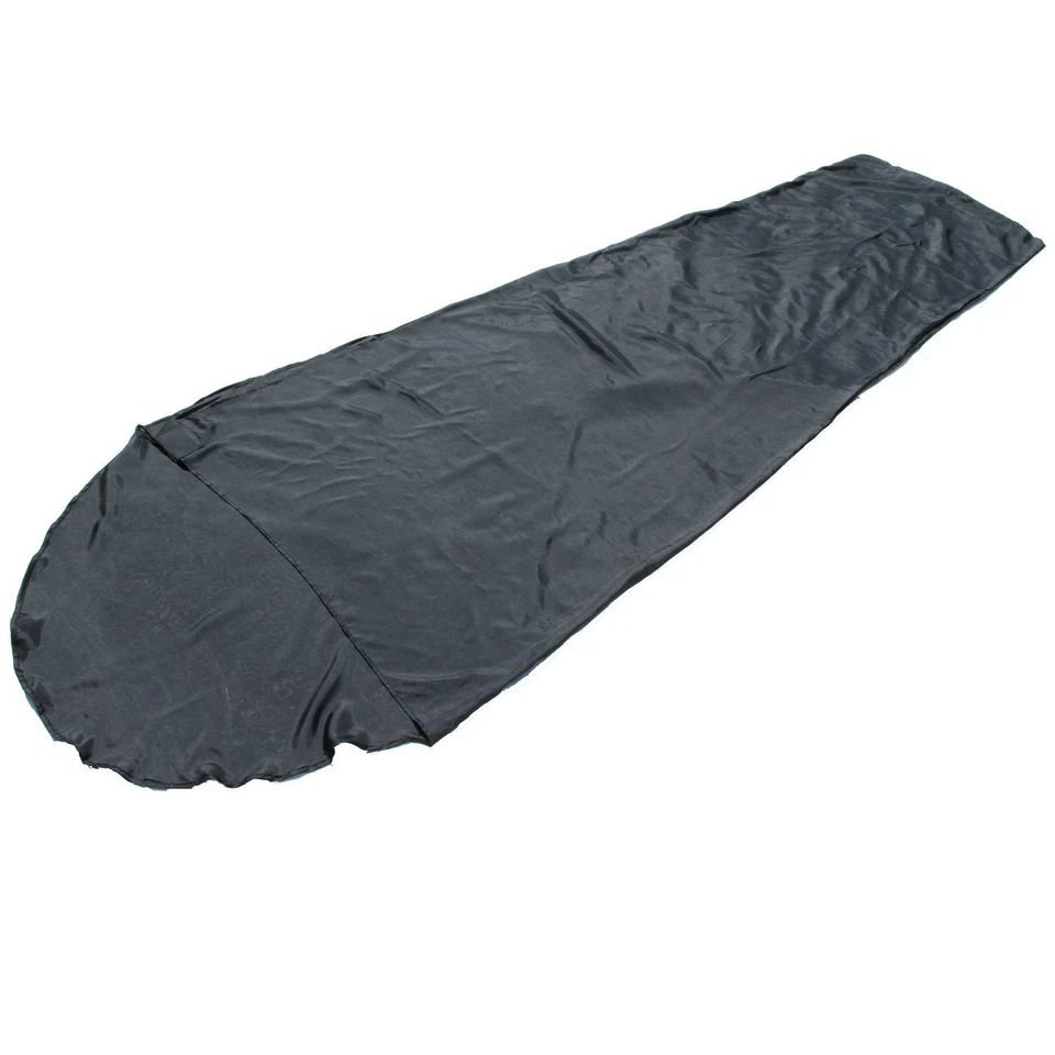 Snugpak Silk Insulating Sleeping Bag Liner  Black, One Size - Image 1 of 1