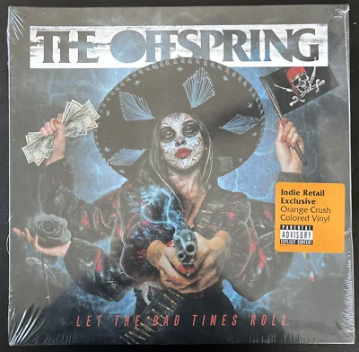 THE OFFSPRING LET THE BAD TIMES ROLL ORANGE CRUSH VINYL LP NEW SEALED MINT - Image 1 of 2