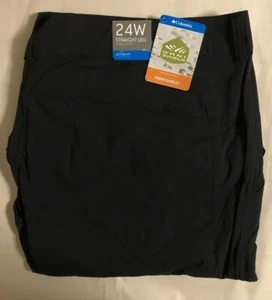 NUEVO Columbia Mujer Saturday Trail II Convertible, Negro, 24W/Corto, UPF 50 - Imagen 1 de 12