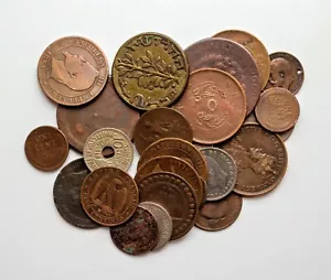 Antique Collection of British & Foreign Coins – Mixed Lot – Rare & Historic - Picture 1 of 3