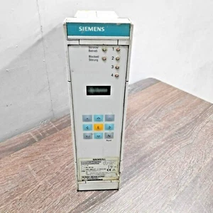 SIEMENS 7SJ6-001-5EA00-0DA0 OVERCURRENT PROTECTION RELAY - Picture 1 of 3