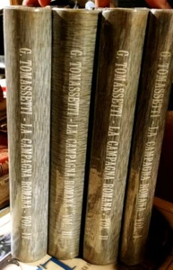 Giuseppe Tomassetti - La campagna romana - Loescher 1910 - 1926  -  4 vol dp - Foto 1 di 5