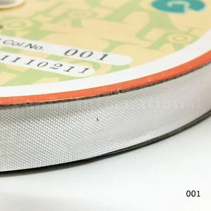 Woven Edge Seam Binding Ribbon 100% Rayon 9/16" 100 yards White #1 - Picture 1 of 3