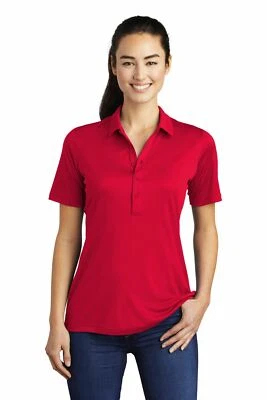 Sport-Tek Womens Dri-Fit 5-button placket UV Protect Polo T-Shirt M-LST520 - Image 1 of 3