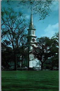 Congregational Church Original Paul Revere Bell Falmouth Massachusetts Postcard - Picture 1 of 2