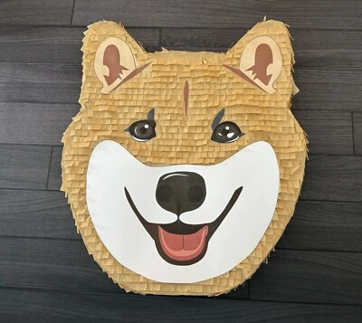 Shiba Inu Brown Dog | Hand Made 17” Piñata | Birthday Party Pinata - Image 1 of 4