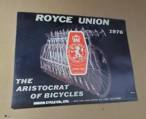 1976 Royce Union Bicycle Brochure - Picture 1 of 3