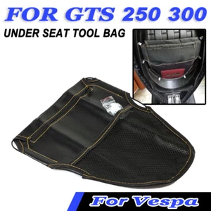 For Vespa GTS 250 300 Seat Bag Seat Under Storage Pouch Bag Tool Bag - Imagen 1 de 6