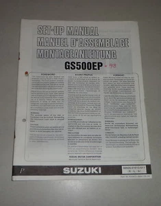 Instrucciones de Montaje / Kit Up Manual Suzuki GS 500E Stand 04/1991 - Imagen 1 de 1