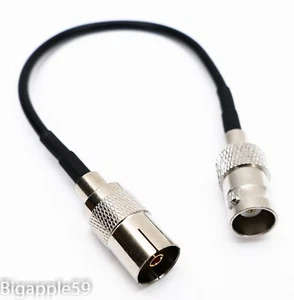 Grundig Satellit 600 650 700 Radio External Antenna Coaxial BNC Adapter  - Picture 1 of 5