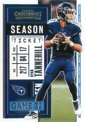 Ryan Tannehill 2020 Panini Contenders Season Ticket #9 Tennessee Titans - Image 1 of 2