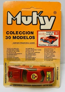Muky Toys Custom Cadillac Elderado Hot Wheels mold Argentina nice red - Picture 1 of 3