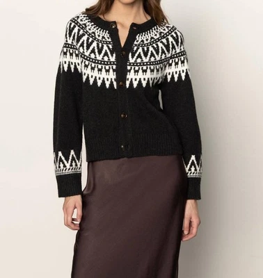 Cárdigan para mujer Sanctuary Fairisle cuello redondo talla XL Foto 1 de 4