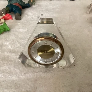Vintage Westclox Lucite MCM Alarm Clock Running / Working General Time HONG KONG - Picture 1 of 9