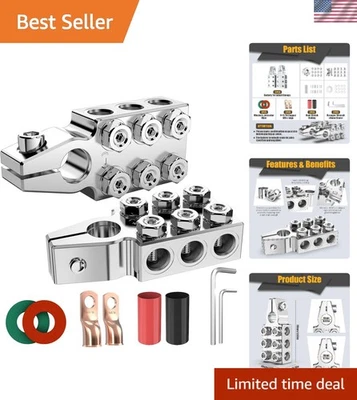 12-Way Heavy Duty Battery Terminal Connectors for SAE/DIN/EN Tapered Top Posts - Image 1 of 4