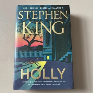 Stephen King HOLLY Hardback Book First Edition Yellow End Papers 2023 - Picture 1 of 8