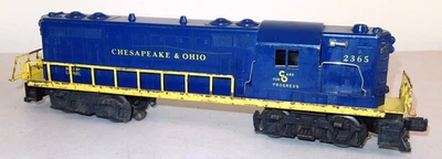 Lionel Trains #2365 Chesapeake & Ohio Diesel Locomotive Good Runner - Image 1 of 4