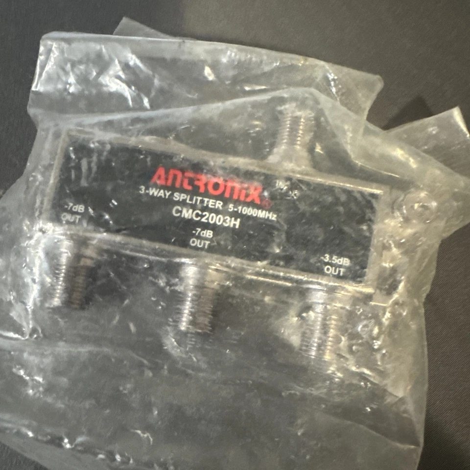 Antronix High Performance 3-Way Cable TV Splitter CMC2003H - Image 1 of 1