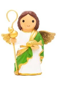 St. Raphael the Archangel Little Drops Of Water Statue 3.5" Figure NEW Catholic - Picture 1 of 3