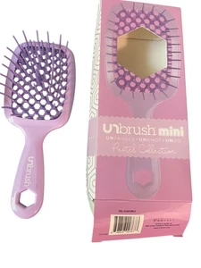 "Mini cepillo flexible FHI Heat Unbrush desenredar ventilado soplado pastel 9"" NUEVO - Imagen 1 de 3