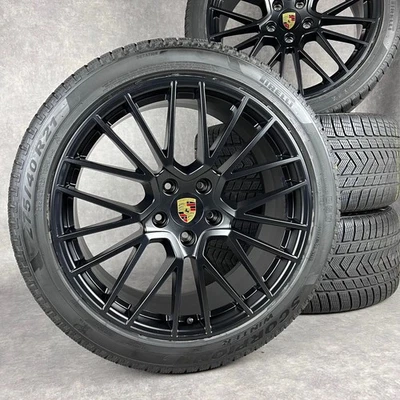 Winterräder Porsche Cayenne E3 21" Original RS Spyder Felgen GTS 9Y0044610S TOP - Bild 1 von 4