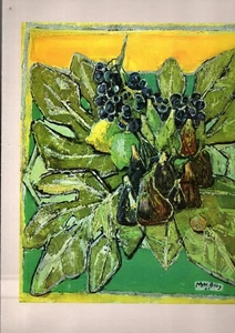 Paquebot FRANCE. Menu première classe 1er janvier 1965. Illustration MAC AVOY - Picture 1 of 1