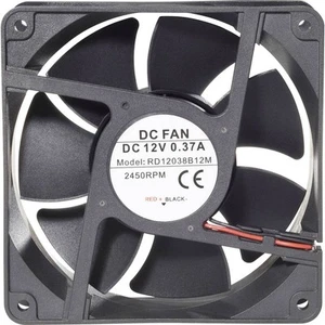 TRU COMPONENTS RD12038B12L Axiallüfter 12 V/DC 142 m³/h (L x B x H) 120 x 120 x - Bild 1 von 5