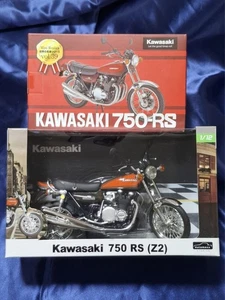Aoshima 1 12 Completed Bike Kawasaki 750RS (Z2) Red Baron World Famous Cars Di - Picture 1 of 10