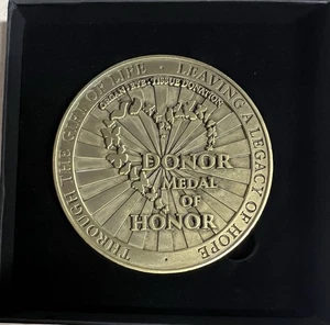 Organ Donor Medal- Through The Gift of Life Leaving A Legacy of Hope- i - Picture 1 of 2
