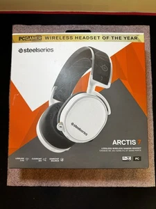 SteelSeries Arctis 7 Wireless Gaming Headset - White (B1) - Picture 1 of 5