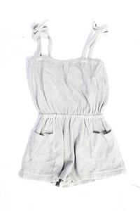 Suzie Kondi Kids Romper Terry Dove Grey Size 8 - Picture 1 of 5