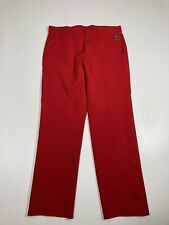 BOGNER GOLF Trousers - W36 L32 - Red - Great Condition - Men's