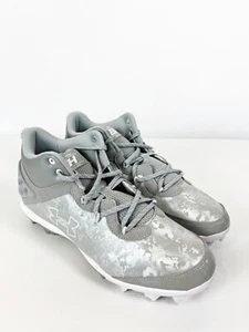 Botines Under Armour Harper 8 Mid RM para hombre talla 10 gris UA nuevos - Imagen 1 de 10