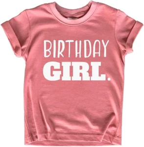 Birthday Girl Shirt Girls Birthday Tee Outfit Toddler Baby 1St 2Nd 3Rd 4Th 5Th 6 - Picture 1 of 12