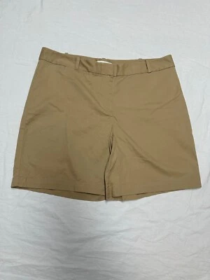 Pantalones Cortos Talbots Mujer Talla 16 Caqui Vestido de Golf Informal Chino Deportes Preppy Foto 1 de 4