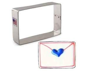 RECHTECKIGE Metall-Ausstecher, von Ann Clark, 3 7/8 Zoll - Bild 1 von 1