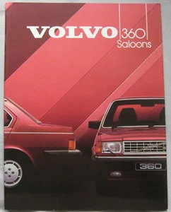 1984 Volvo 360 Brochure Pub.No. MS/PV 1352-84 - Picture 1 of 2