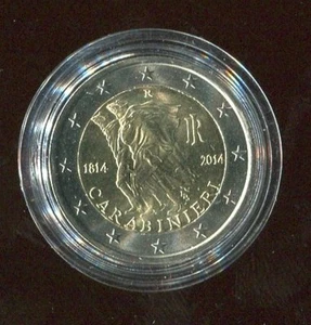 2 euro comm. Italia 2014 -   200° della fondazione Arma dei Carabinieri - Imagen 1 de 1