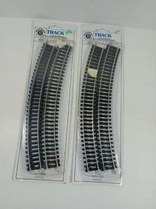 2 x BACHMANN TRACK 4 PACK HO SCALE 18" Radius Curve Track - Picture 1 of 2