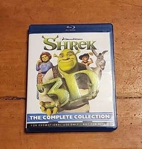 Shrek 3D The Complete Collection 4 Movies Promotional Blu ray *PRE-OWNED* - Picture 1 of 8