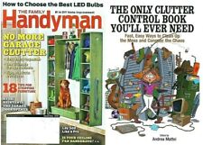 Lot 2 on Organizing: Only Clutter Control Book You Need & Family Handyman NIP!
